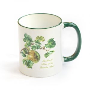Bramley Apple Mug Green Handle