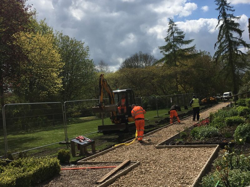 26: Work progresses to The Palace Garden 26: Work progresses to The Palace Garden
