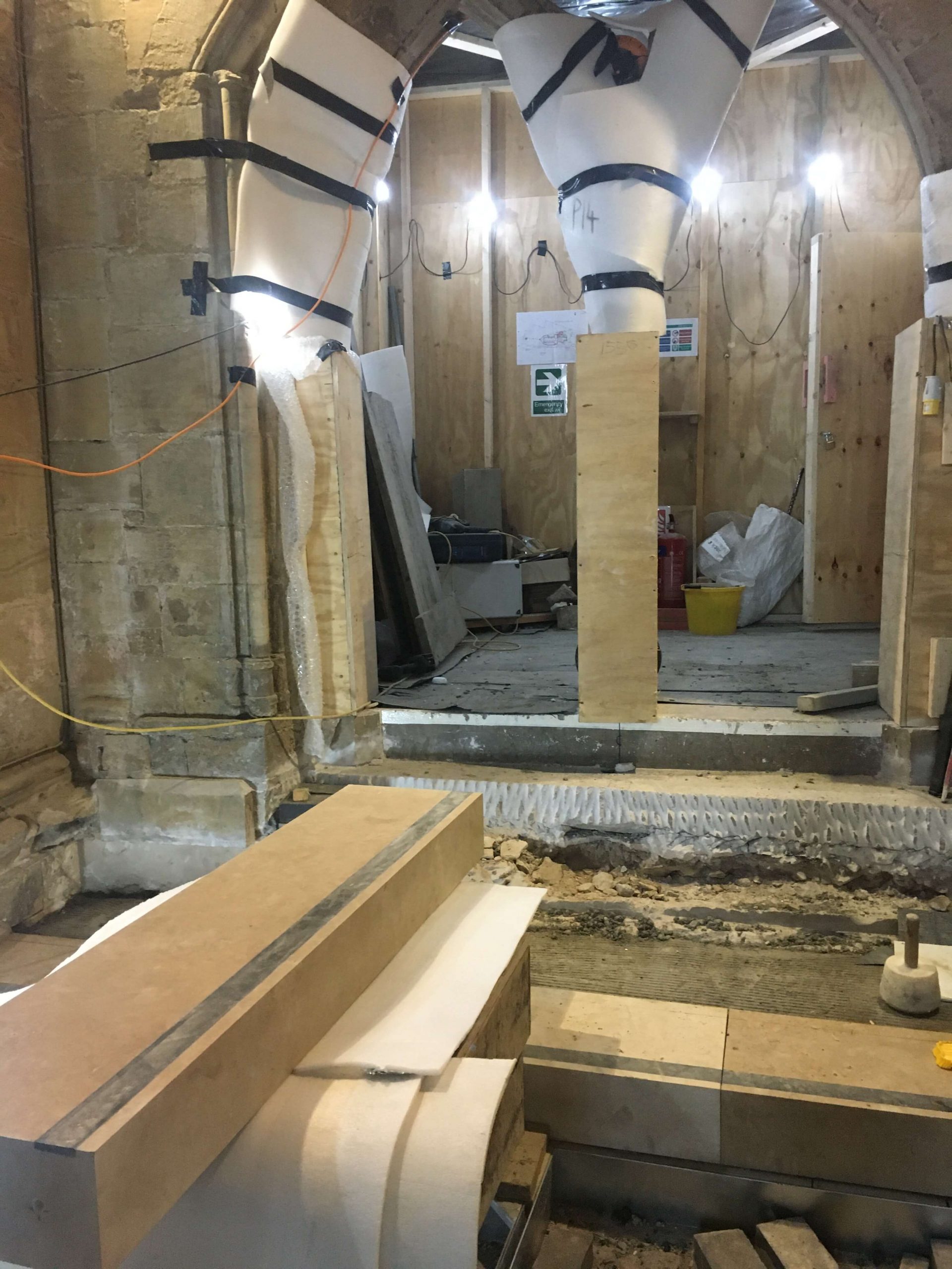 17: New steps to the Chapter House