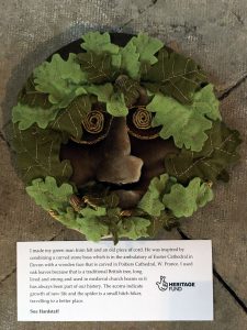 Sue Hardstaff - Green Man craft competiton entry
